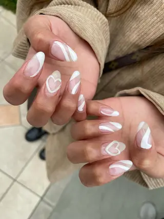 ロング カラー ヘアアレンジ キッズ ネイル マツエク・マツパ アイブロウ 福田 加奈のネイルデザイン