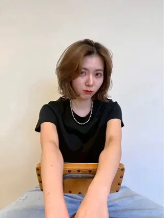 ショート 田中 未桜のヘアスタイル