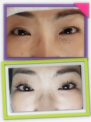 マツエク・マツパ Rouge ・ K  　のマツエク・マツパデザイン