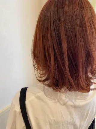 ミディアム カラー 宮内 真乃のヘアスタイル