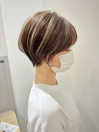 ショート カラー LA KING GINZA TOKYO所属・🧡ショートの達人 🧡SHOのヘアスタイル