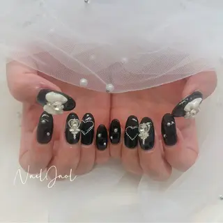 ミディアム nail jaol池袋店所属・ネイルJaol 池袋のネイルデザイン