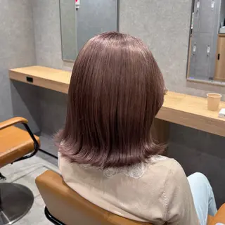 ショート ハイトーン/ピンク 🎀山岸 沙弥香のヘアスタイル