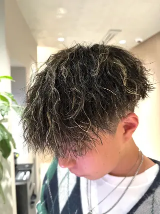 ショート パーマ メンズ 立川メンズパーマ職人 小泉文人のヘアスタイル