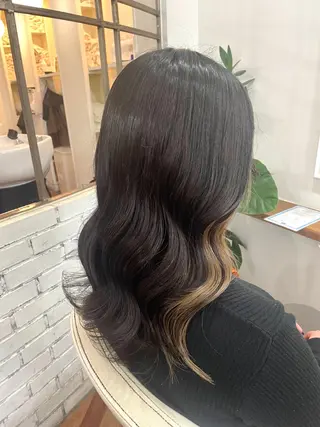 ロング カラー mopa所属・mopa_kaede 暖色カラー/ロングのヘアスタイル