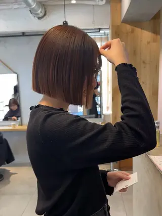 ショート カラー REINA☁️透明感 カラー/ぷつっと♡のヘアスタイル