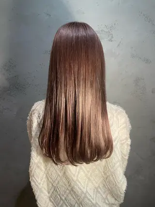 ロング カラー 久我 彩音のヘアスタイル