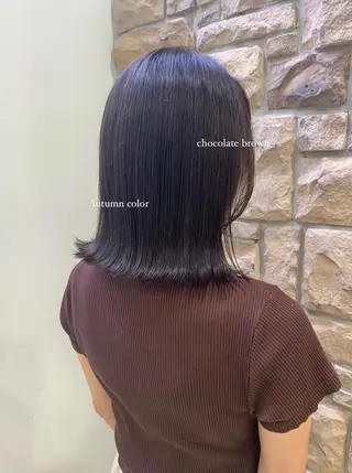 セミロング カラー 似合わせレイヤーカ ット ʚɞ riiのヘアスタイル