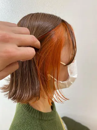 ミディアム カラー 🌈CIEL江坂店 ✨モデル大募集✨のヘアスタイル