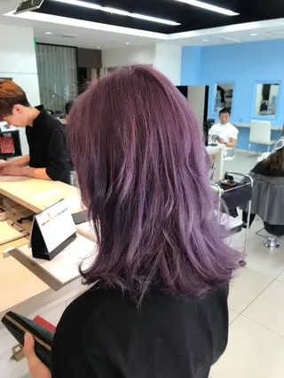 セミロング カラー どんな髪の悩みも解決 します✨田嶋俊一✨のヘアスタイル