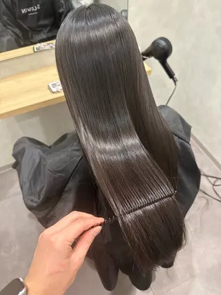 ロング カラー SALOWIN原宿AROA店所属・顔まわり神カット✂︎ 齋藤雄大【表参道】のヘアスタイル