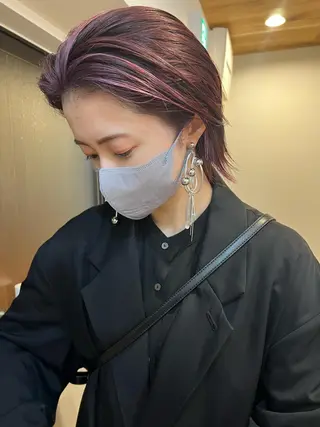 ショート カラー トレンドと似合わせ/ マンツーマン/西上楓のヘアスタイル