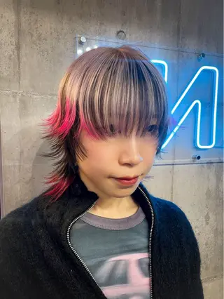 ショート ハイトーン/ブリーチ /ウルフ⛓️MAKIのヘアスタイル