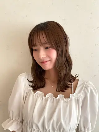 ミディアム ヘアアレンジ yua モデル募集の眉毛・アイブロウイメージ