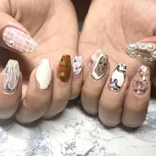 ネイル Nails VINATI所属・ササキスズナ Jr.ネイリストのネイルデザイン