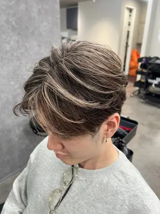 ショート パーマ メンズ 👑立川No.1筋肉 美容師👑しゅーとのヘアスタイル