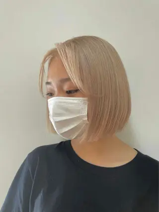 ミディアム fand AKANE のヘアスタイル