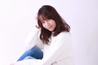 セミロング 髪質改善/練馬/ ASUKAのヘアスタイル