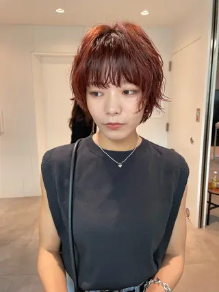 ショート パーマ Kouta/似合わせ /パーマ/カラーのヘアスタイル