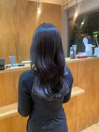 セミロング カラー 【ヘアセット/美眉】 吉川玲のヘアスタイル