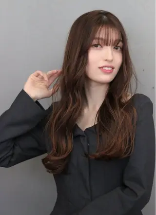 ロング カラー 【縮毛矯正/カラー】 今野寛己のヘアスタイル