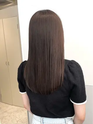 セミロング カラー GPIP 近藤沙樹のヘアスタイル