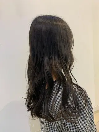 カラー ブリーチしない暖色 カラー🥀杉 優菜のヘアスタイル