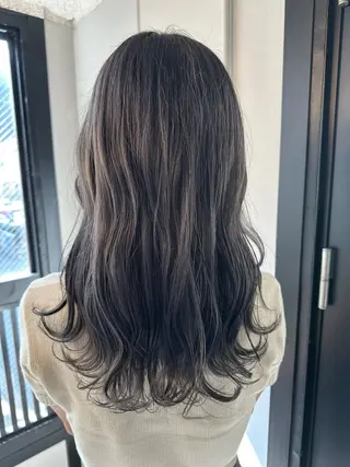 セミロング カラー 京都駅/透明感カラー /髪質改善/岩崎拓郎のヘアスタイル