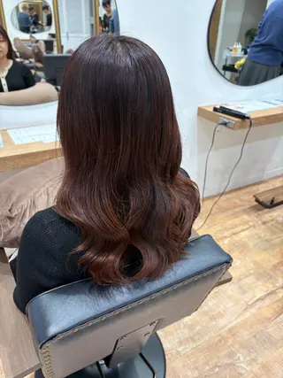 ヘアアレンジ ピンクカラーアレンジ 🩷AYANA🩷のヘアスタイル