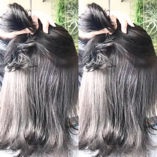 ミディアム カラー Hanna by W_SALONのヘアスタイル