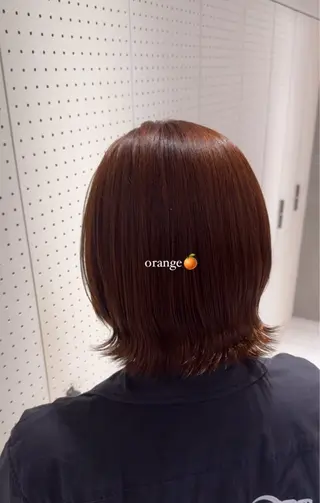 ミディアム カラー nanaka￤透明感 ￤韓国￤艶髪￤のヘアスタイル