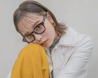 ミディアム gite カワムラナオキのヘアスタイル