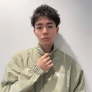 ショート メンズ メンズカット・ パーマhanaのヘアスタイル