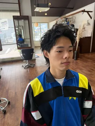 ショート パーマ hair salon Lani所属・ヒラタ ソウタのヘアスタイル