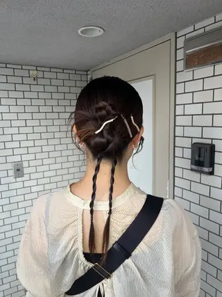 ヘアアレンジ 垢抜けヘアメイク🫧 JURI🪽のヘアスタイル