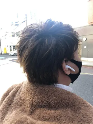 カラー メンズ 細沼 葵のヘアスタイル