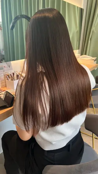 ロング ダン/メンズ/ 顔周り×透明感カラーのヘアスタイル