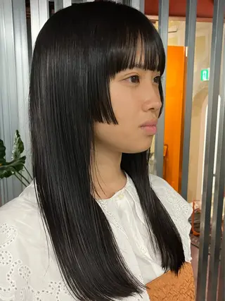 ロング [ ]Shiro シロ 熊谷 美容室所属・韓国系レッドカラー mikuのヘアスタイル
