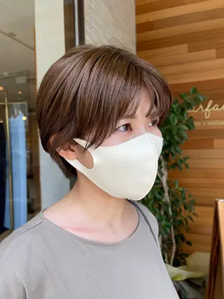 ショート カラー 【AMANEQ】 yuka🦋のヘアスタイル