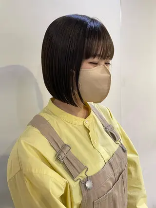 ショート カラー silo所属・silo MOKA 顔周りカット🦦のヘアスタイル