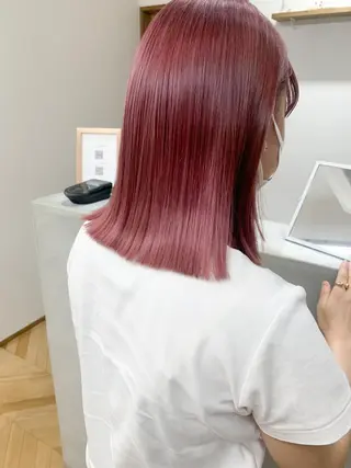 ミディアム カラー cirrus🕊 韓国ヘア♡山縣あかりのヘアスタイル