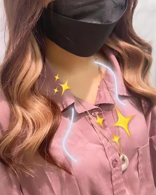 セミロング ヘアアレンジ プルエクステ/カラー ⭐️KIR̋Aのヘアスタイル