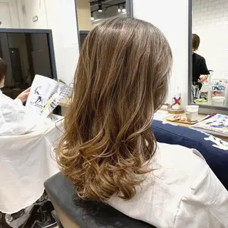 ロング カラー 原山 直人のヘアスタイル