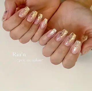 セミロング Riu*n -private-のネイルデザイン