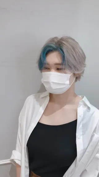 ショート 似合わせ艶髪カラー ❤️ハダユミのヘアスタイル