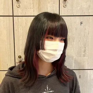 ロング カラー 夏向/ハイトーン /パーマのヘアスタイル