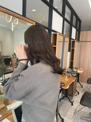 セミロング 艶カラー asukaのヘアスタイル