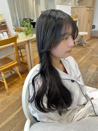 セミロング カラー つじしおり／ ショートヘア募集のヘアスタイル
