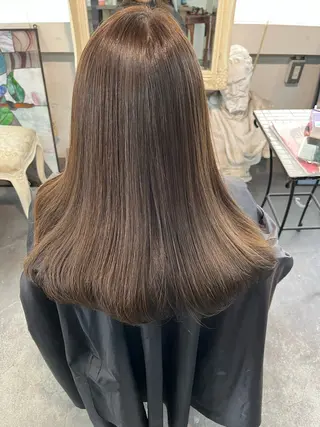 ミディアム カラー Mariana雛/ 西大分/ハイライトのヘアスタイル