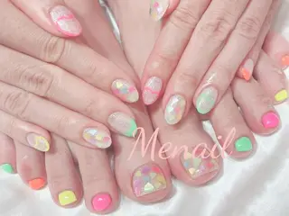 ネイル 🤍POP可愛い🧸 Menailのネイルデザイン